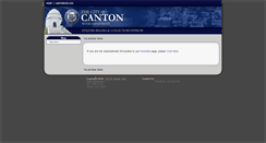 Desktop Screenshot of cantonutilities.com
